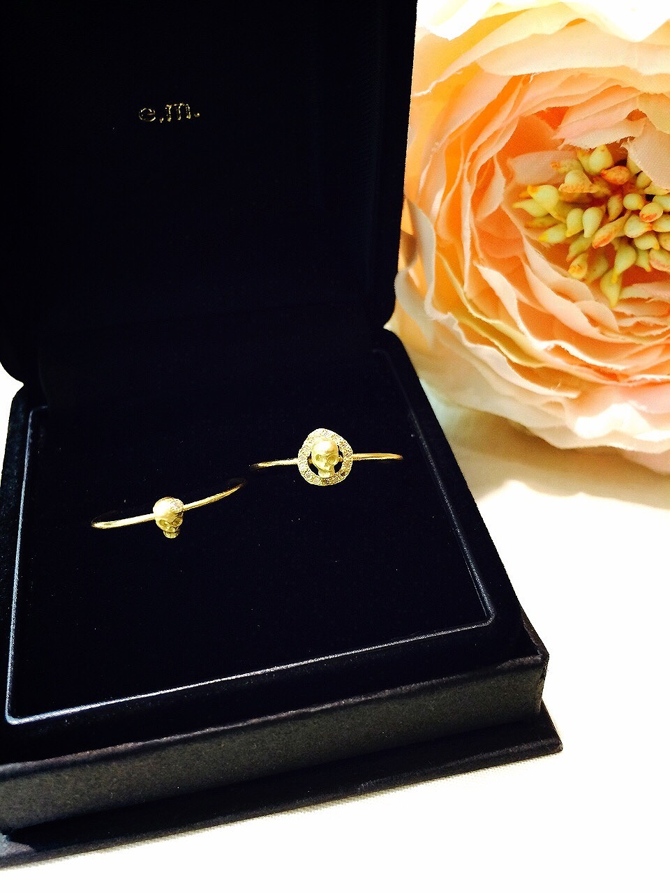 e.m. little emblem サンゴ リング little emblem