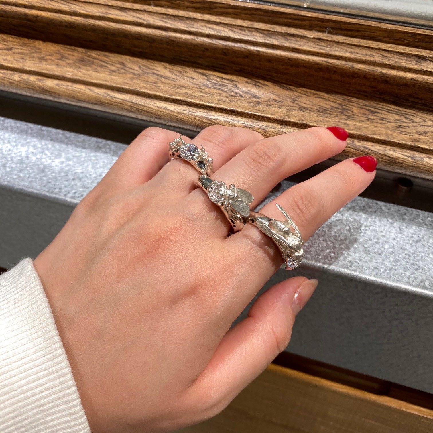 2本セット　e.m. 虫シリーズ　ハエ　リング e.m. 虫シリーズハエリング2本セット