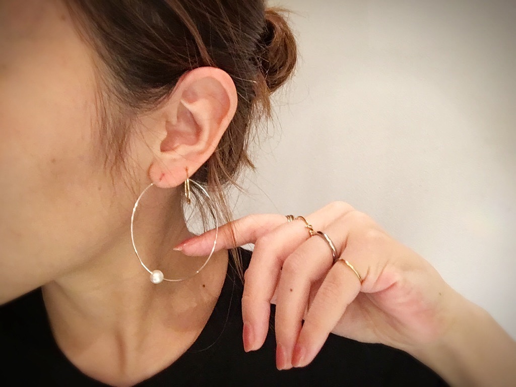 e.m. フープ ピアス フープピアス✧: e.m. OMOTESANDO