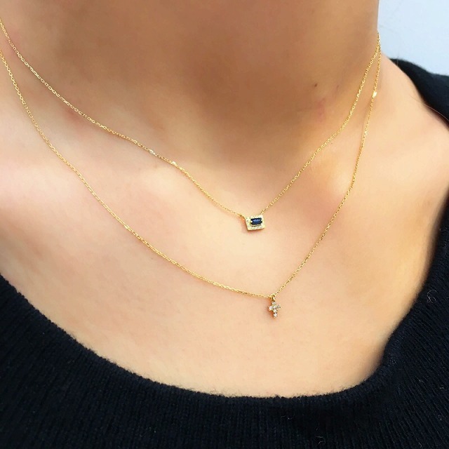 サファイアのネックレス✧: e.m. YOKOHAMA